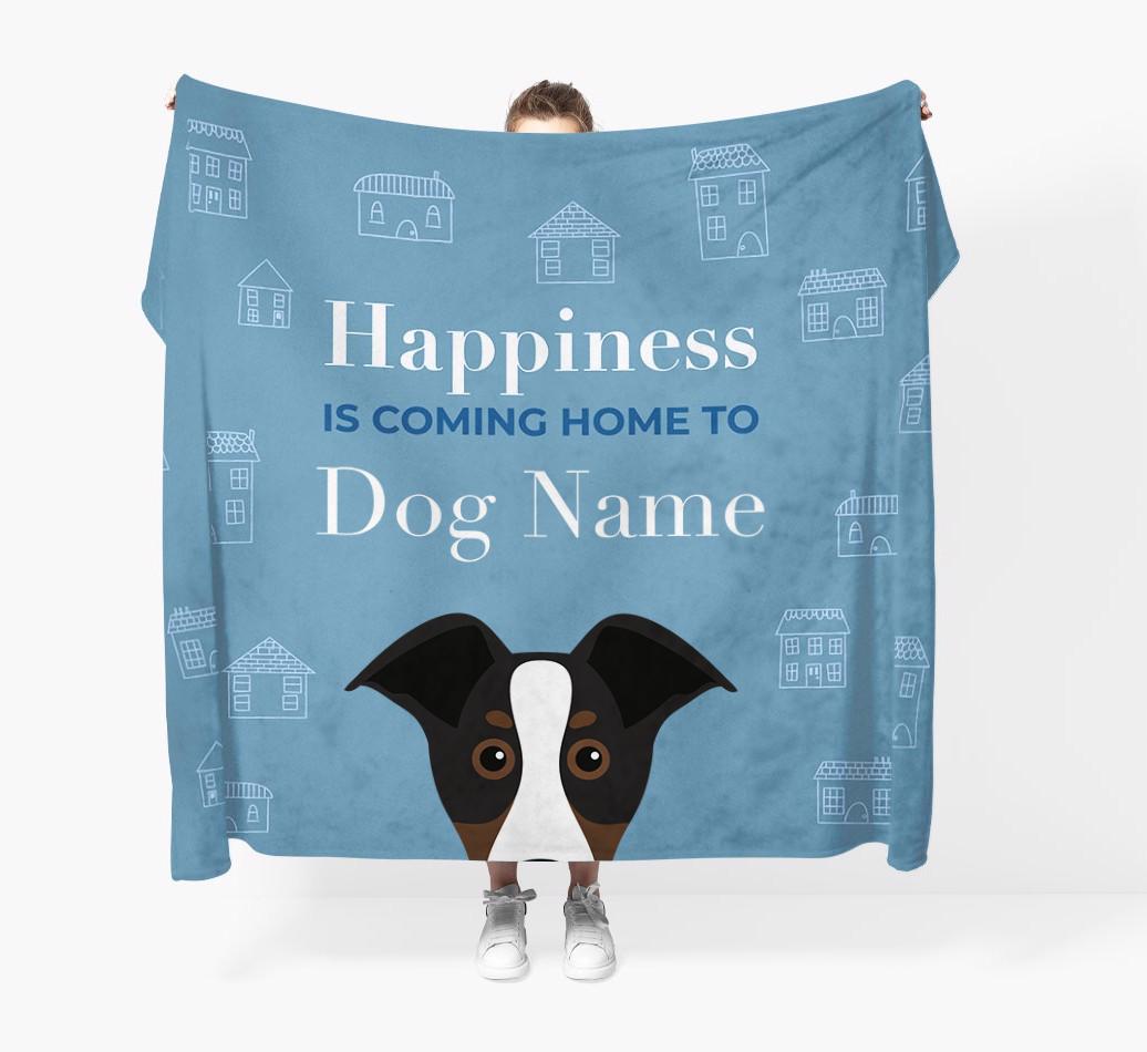 Happiness Is: Personalized {breedFullName} Throw Blanket