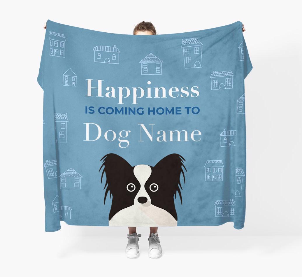 Happiness Is: Personalized {breedFullName} Throw Blanket