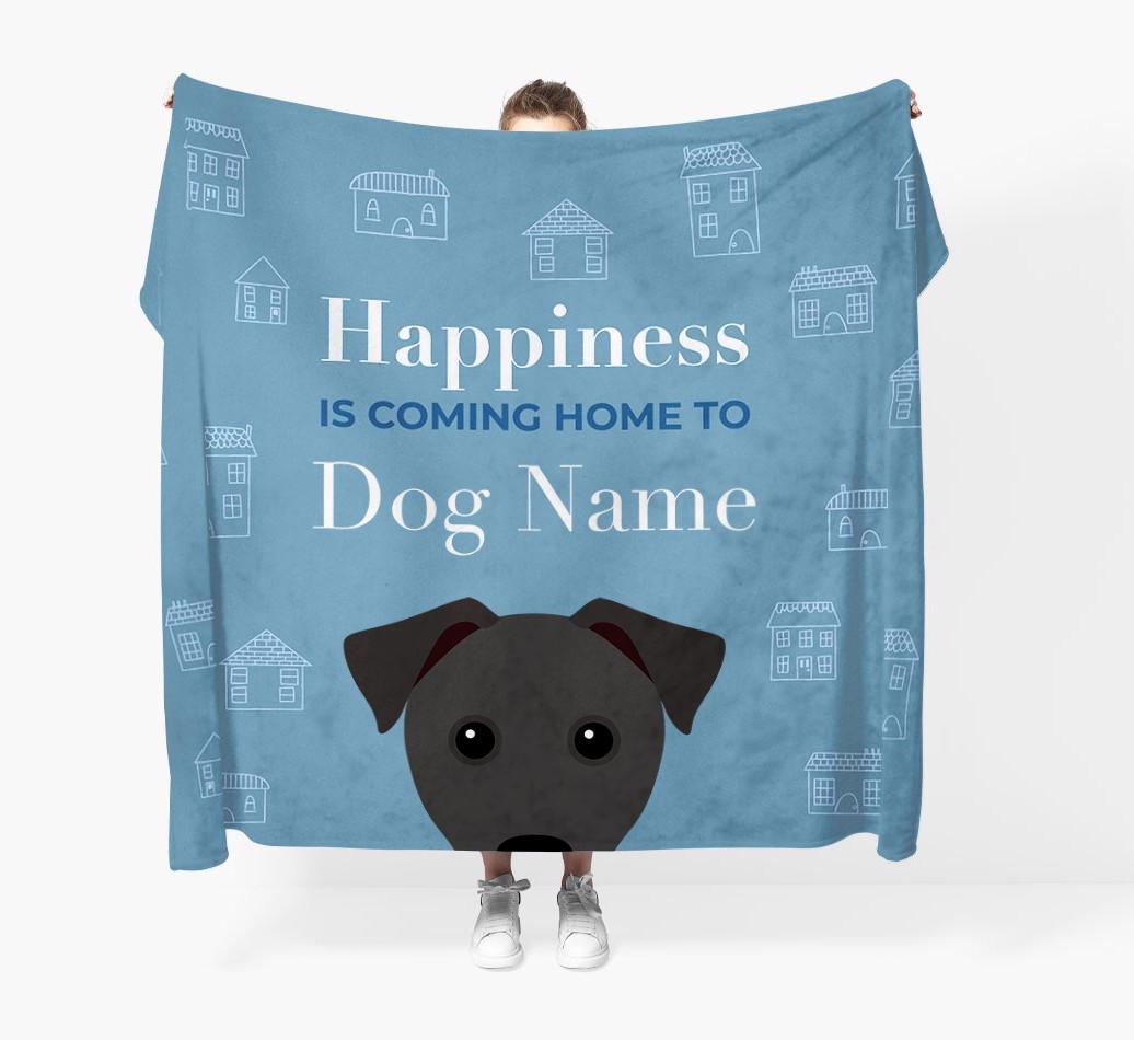Happiness Is: Personalized {breedFullName} Throw Blanket