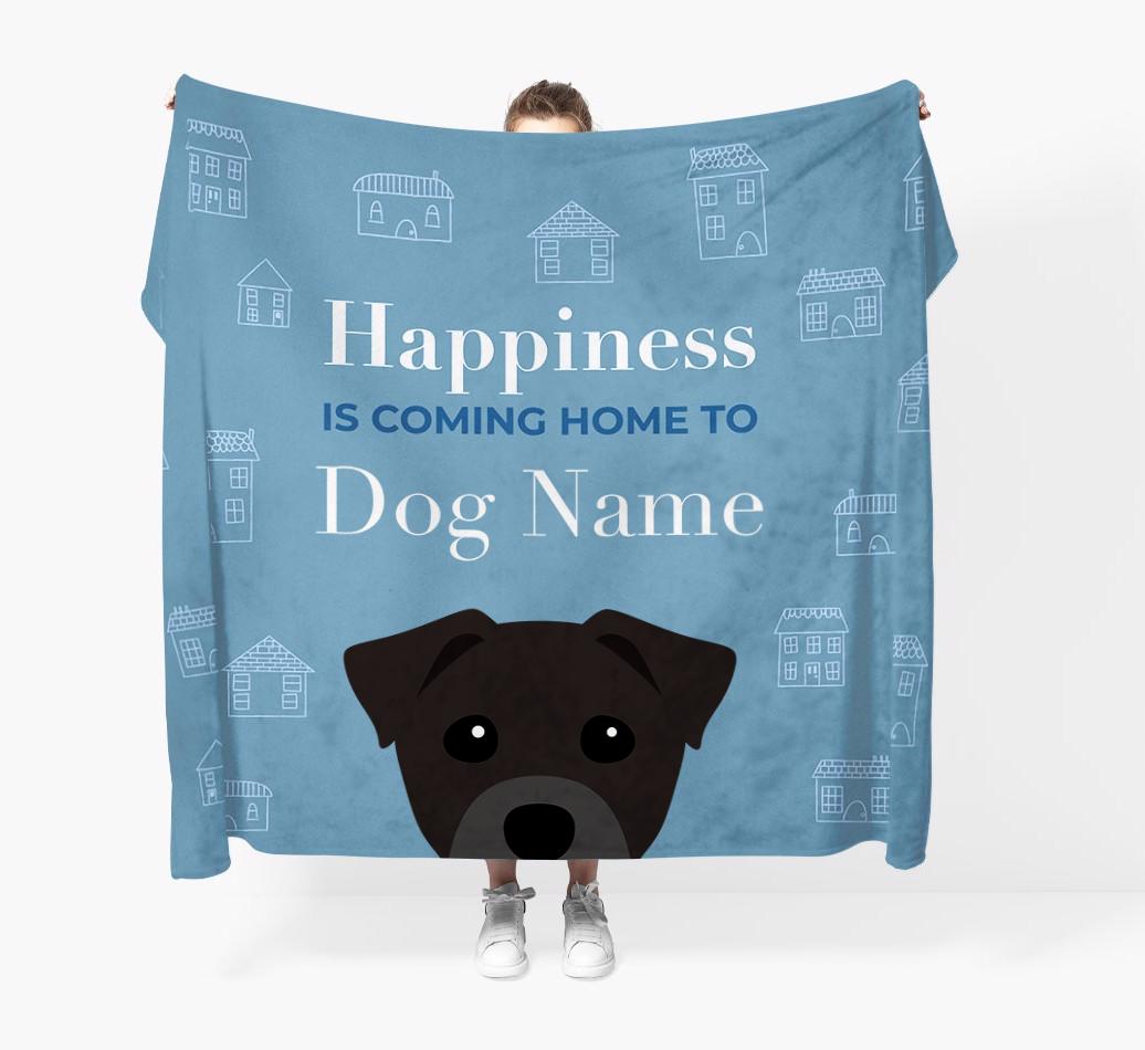 Happiness Is: Personalized {breedFullName} Throw Blanket