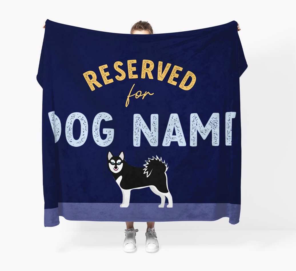 Reserved For: Personalised {breedFullName} Throw Blanket