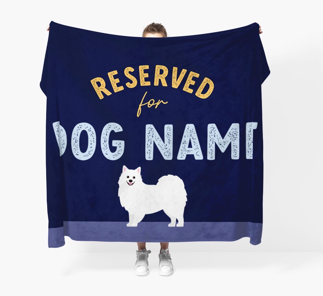 Reserved For: Personalised {breedFullName} Throw Blanket