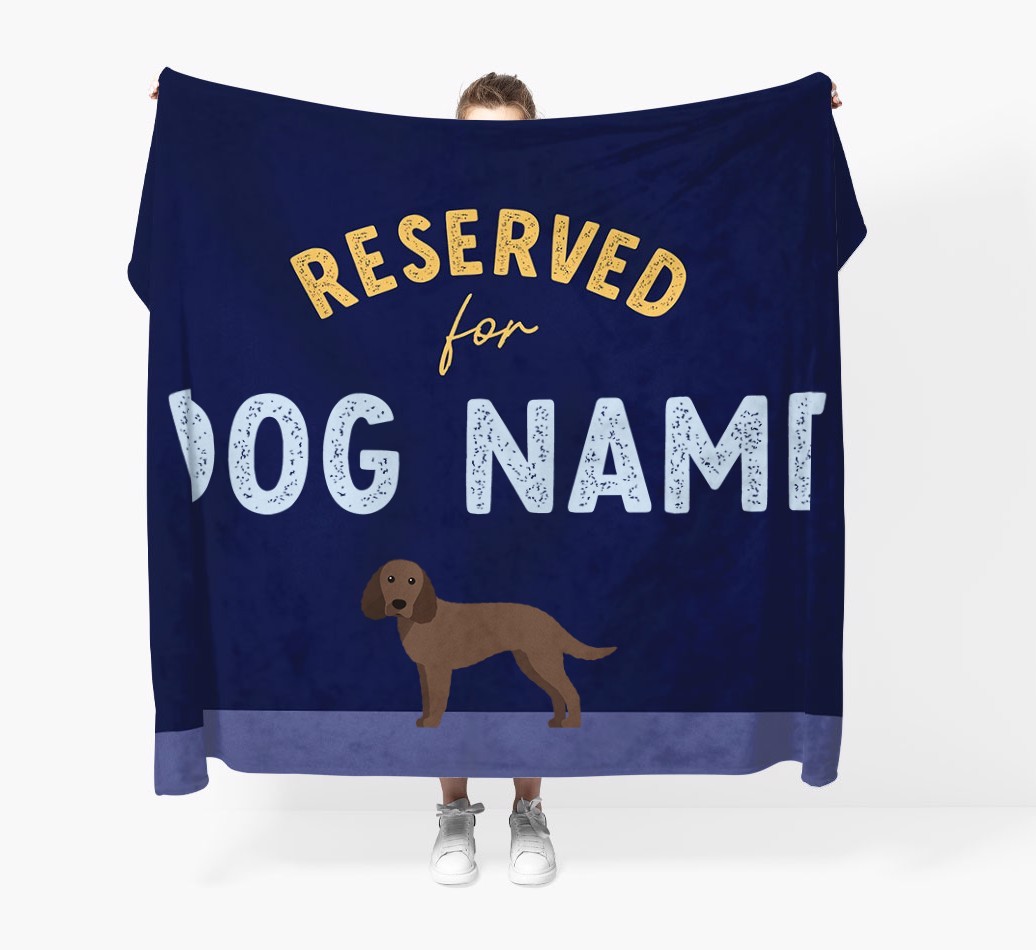 Reserved For: Personalised {breedFullName} Throw Blanket