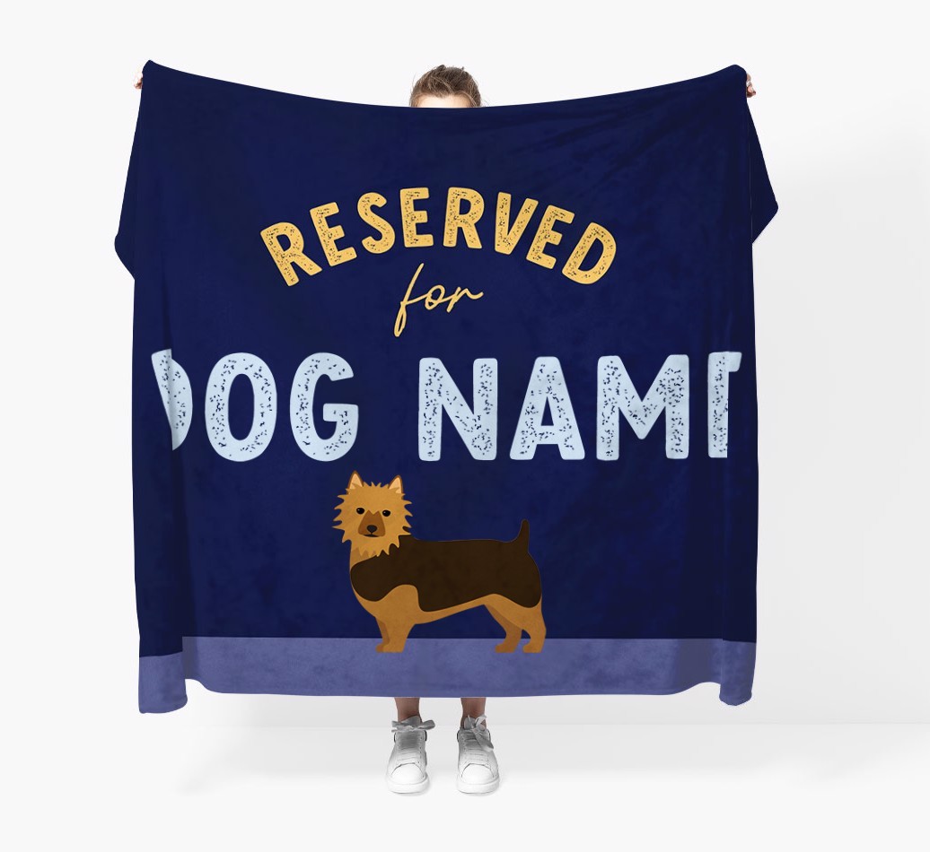 Reserved For: Personalised {breedFullName} Throw Blanket