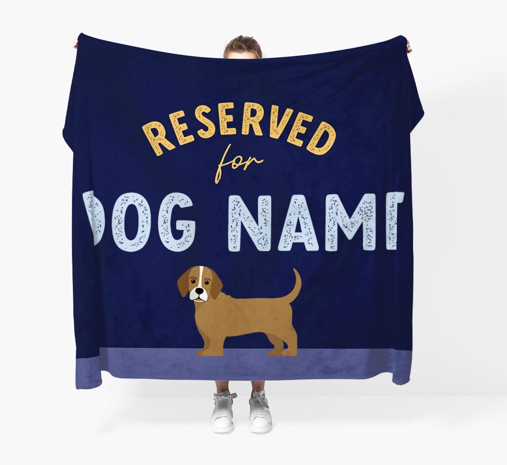 Reserved For: Personalised {breedFullName} Throw Blanket