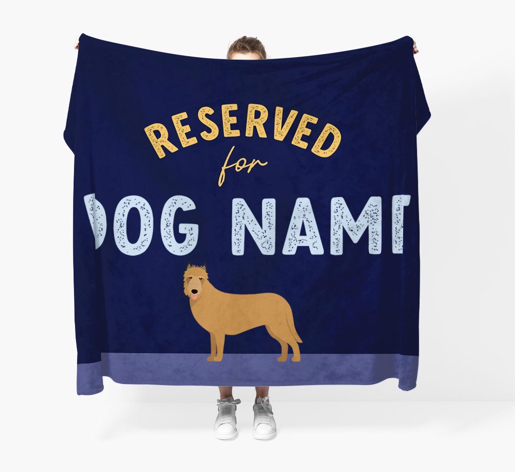 Reserved For: Personalised {breedFullName} Throw Blanket