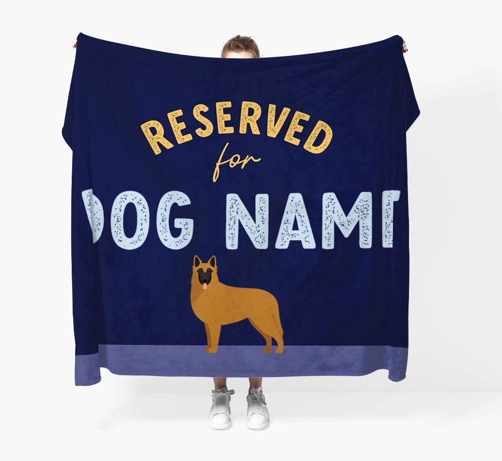Reserved For: Personalised {breedFullName} Throw Blanket