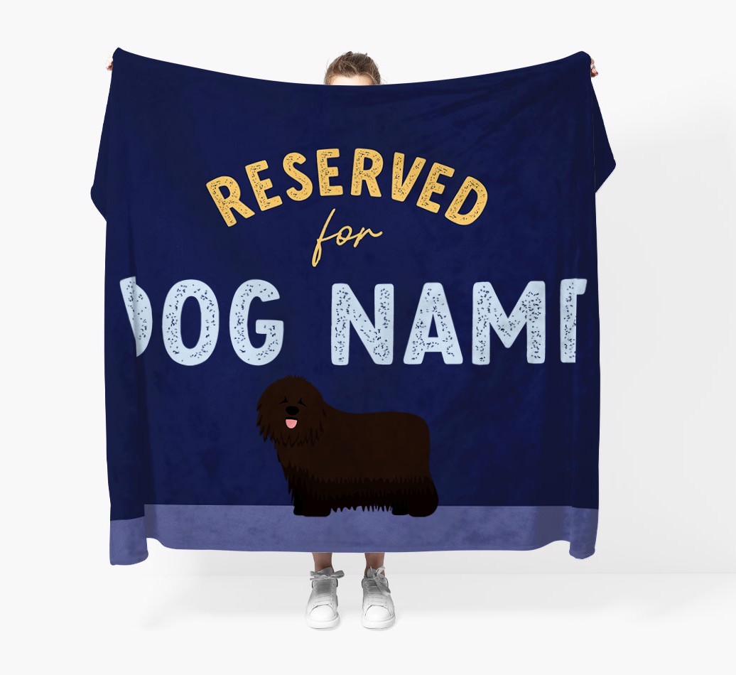 Reserved For: Personalised {breedFullName} Throw Blanket
