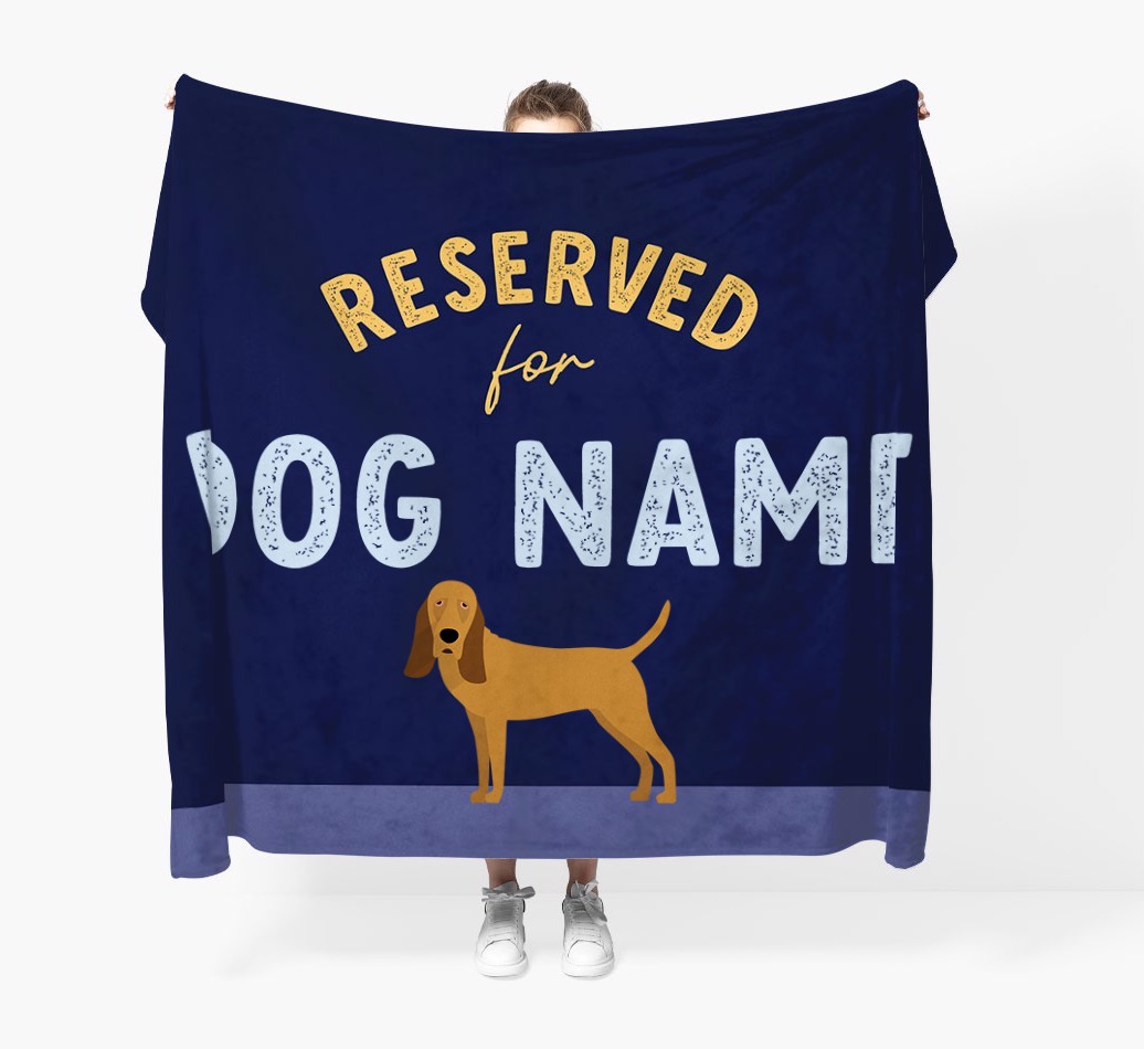 Reserved For: Personalised {breedFullName} Throw Blanket