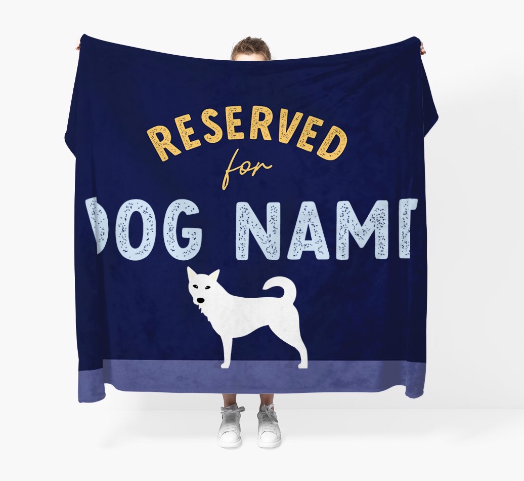 Reserved For: Personalised {breedFullName} Throw Blanket