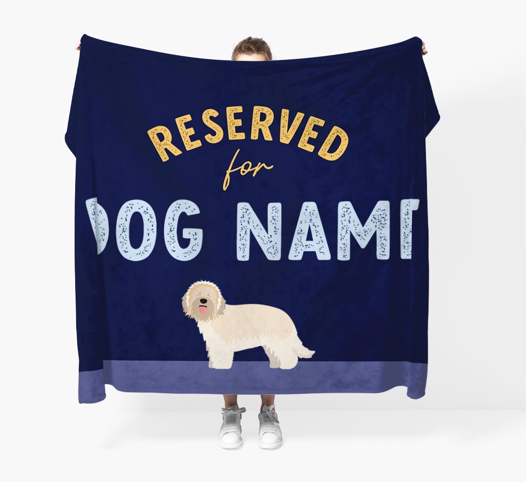 Reserved For: Personalised {breedFullName} Throw Blanket