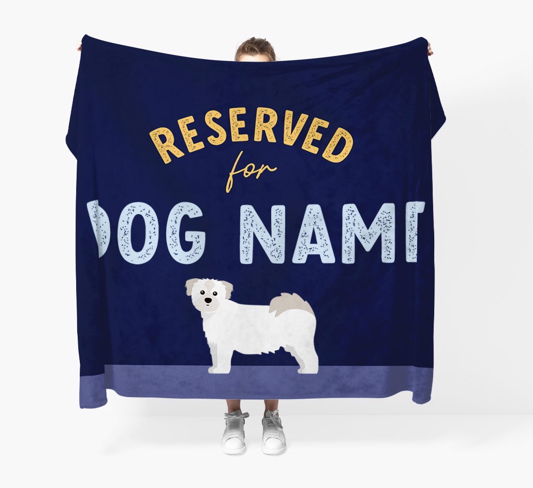 Reserved For: Personalised {breedFullName} Throw Blanket