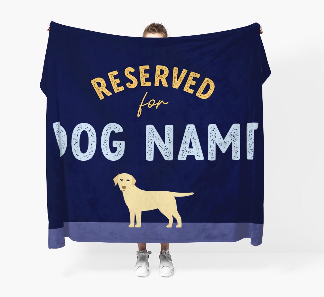 Reserved For: Personalised {breedFullName} Throw Blanket
