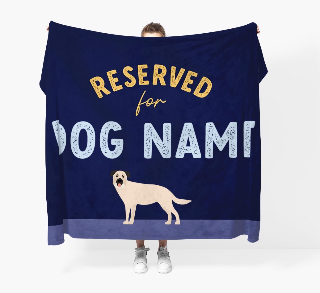 Reserved For: Personalised {breedFullName} Throw Blanket