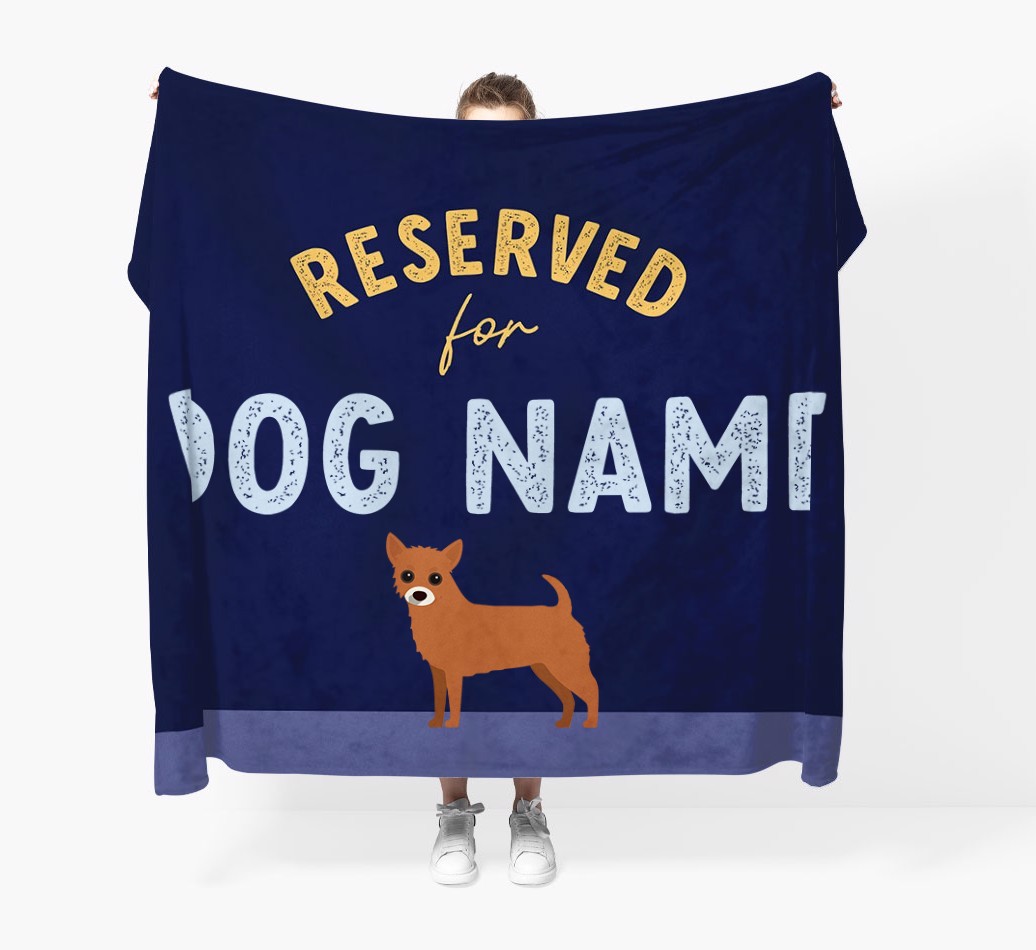 Reserved For: Personalised {breedFullName} Throw Blanket