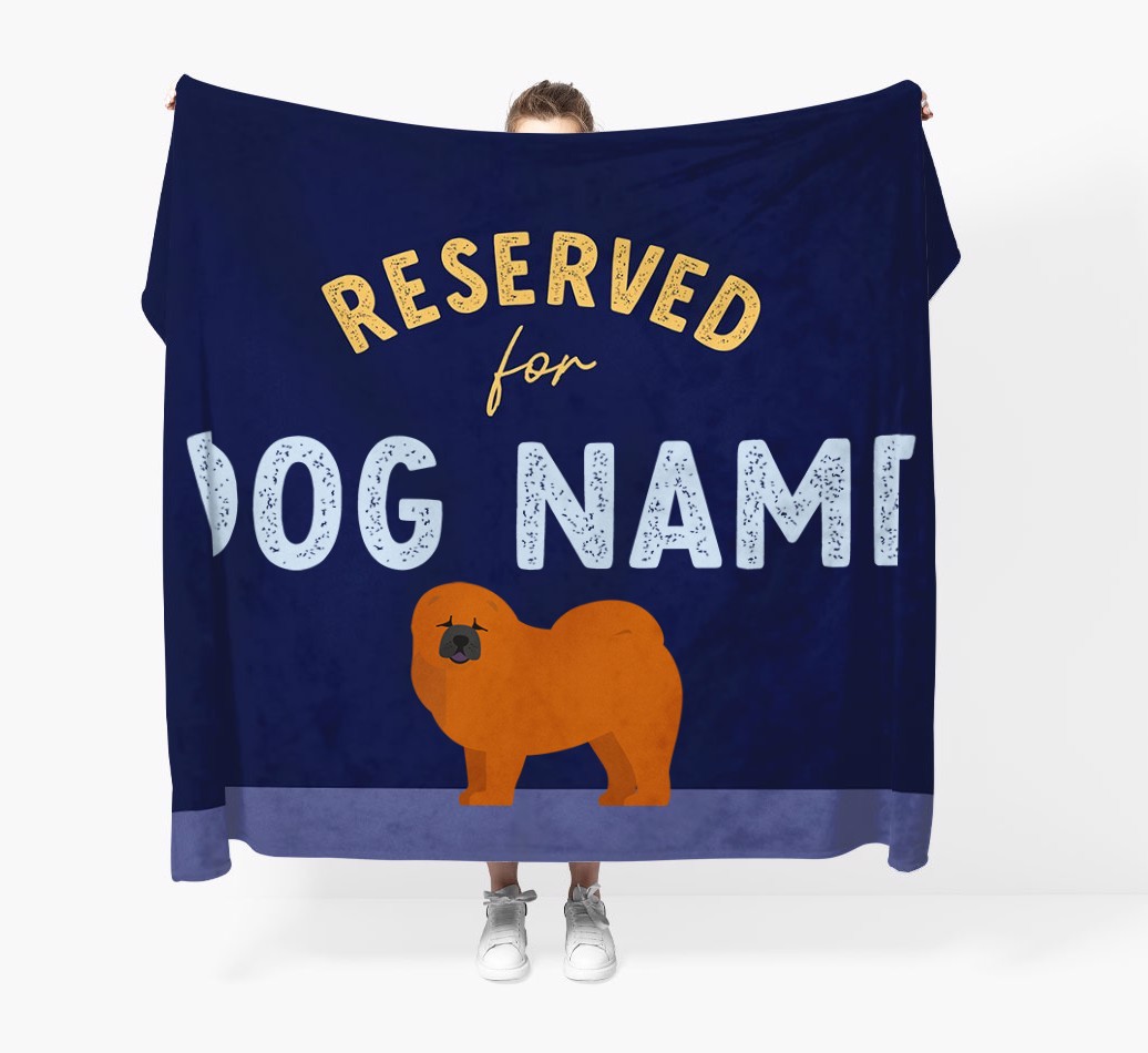 Reserved For: Personalised {breedFullName} Throw Blanket