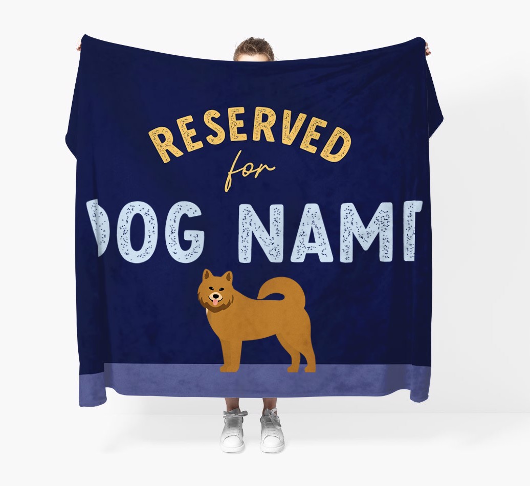 Reserved For: Personalised {breedFullName} Throw Blanket