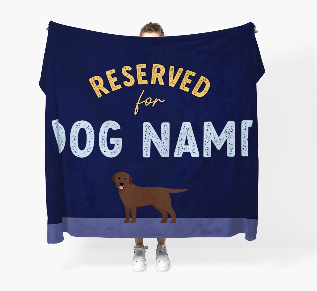 Reserved For: Personalised {breedFullName} Throw Blanket