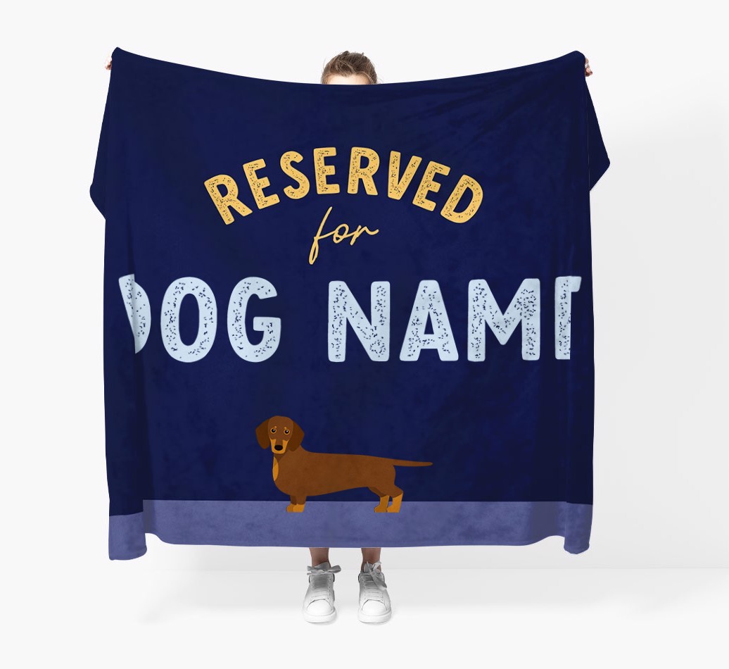 Reserved For: Personalised {breedFullName} Throw Blanket