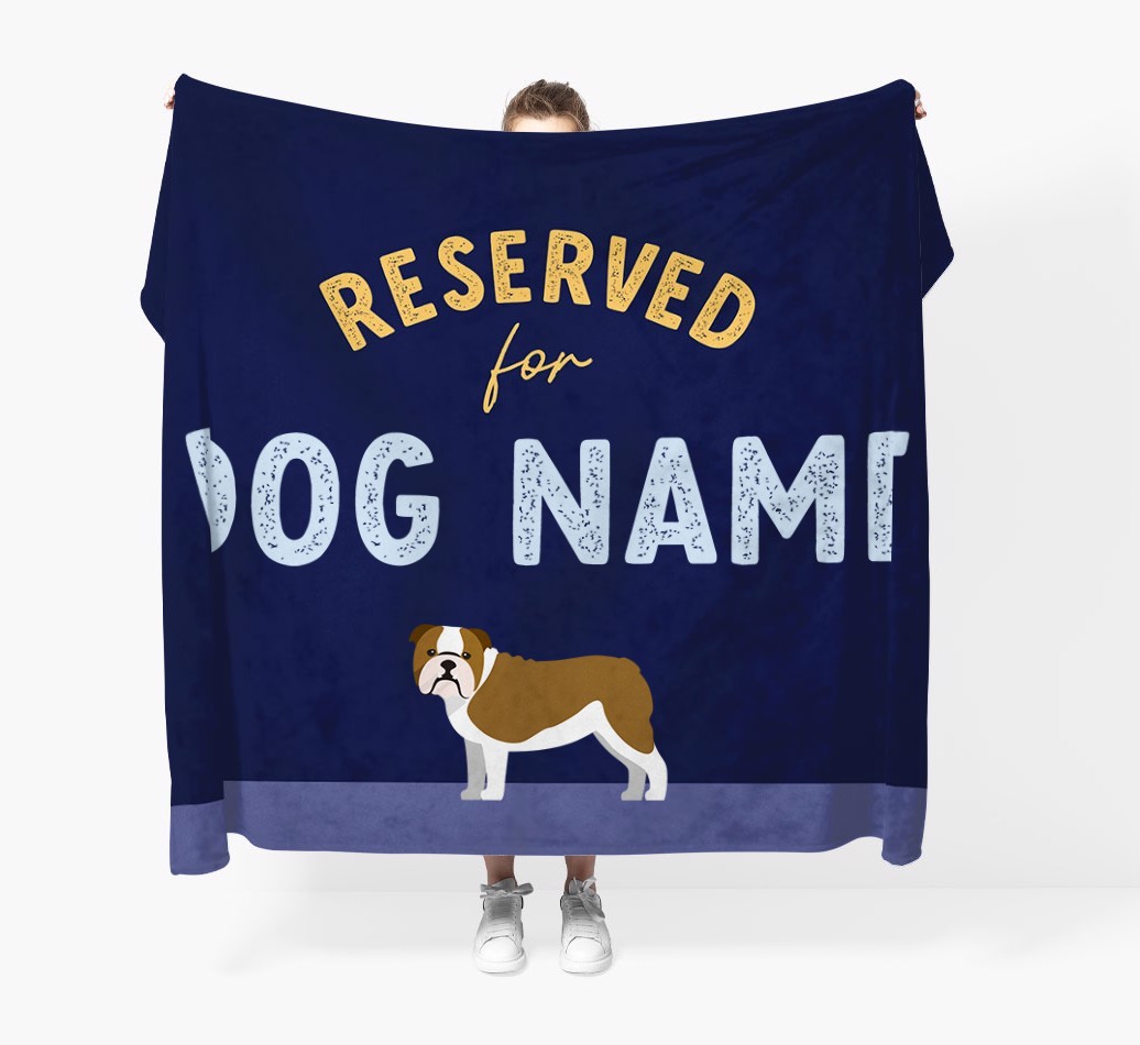 Reserved For: Personalised {breedFullName} Throw Blanket