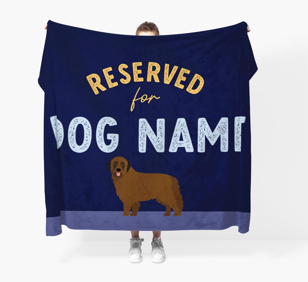 Reserved For: Personalised {breedFullName} Throw Blanket