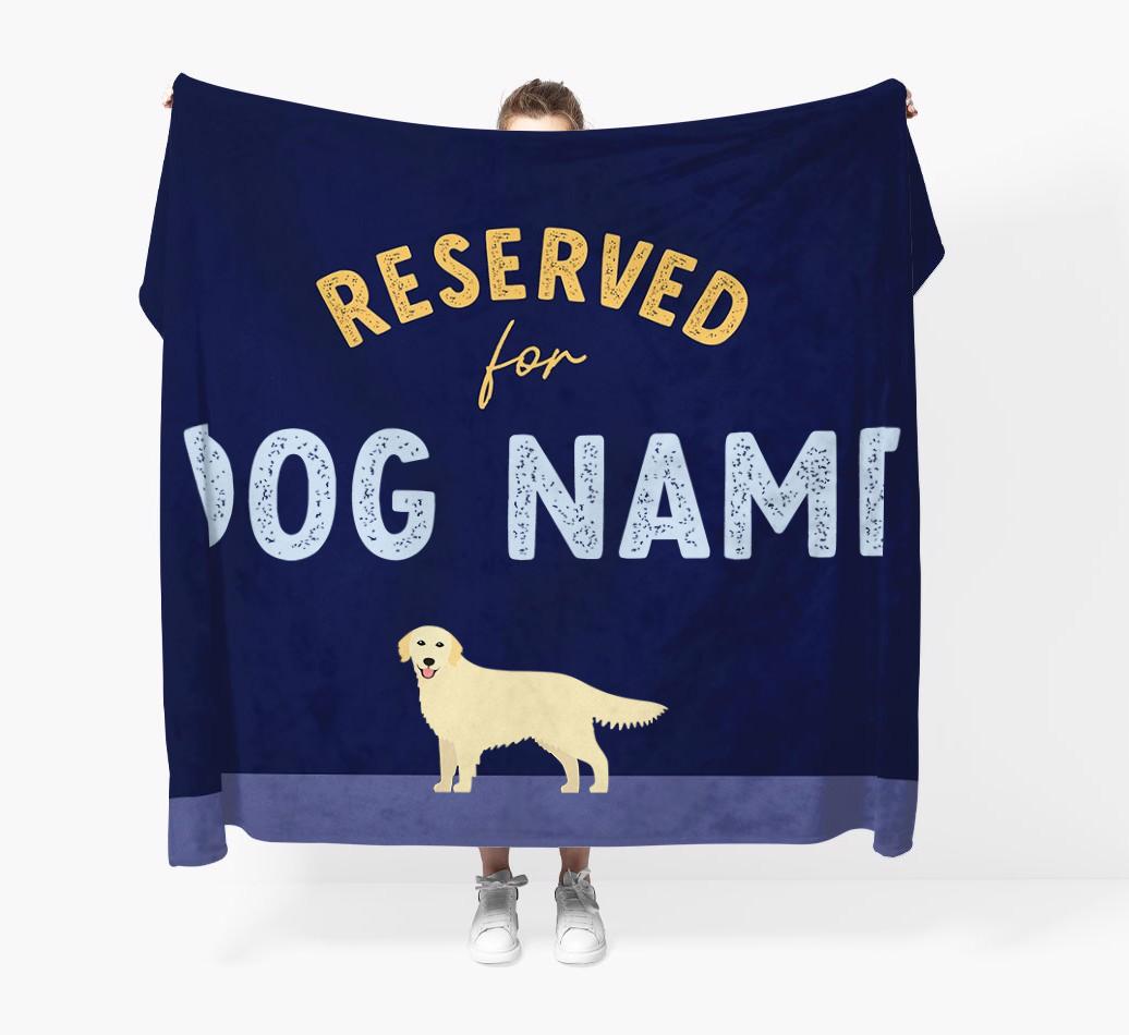 Reserved For: Personalised {breedFullName} Throw Blanket