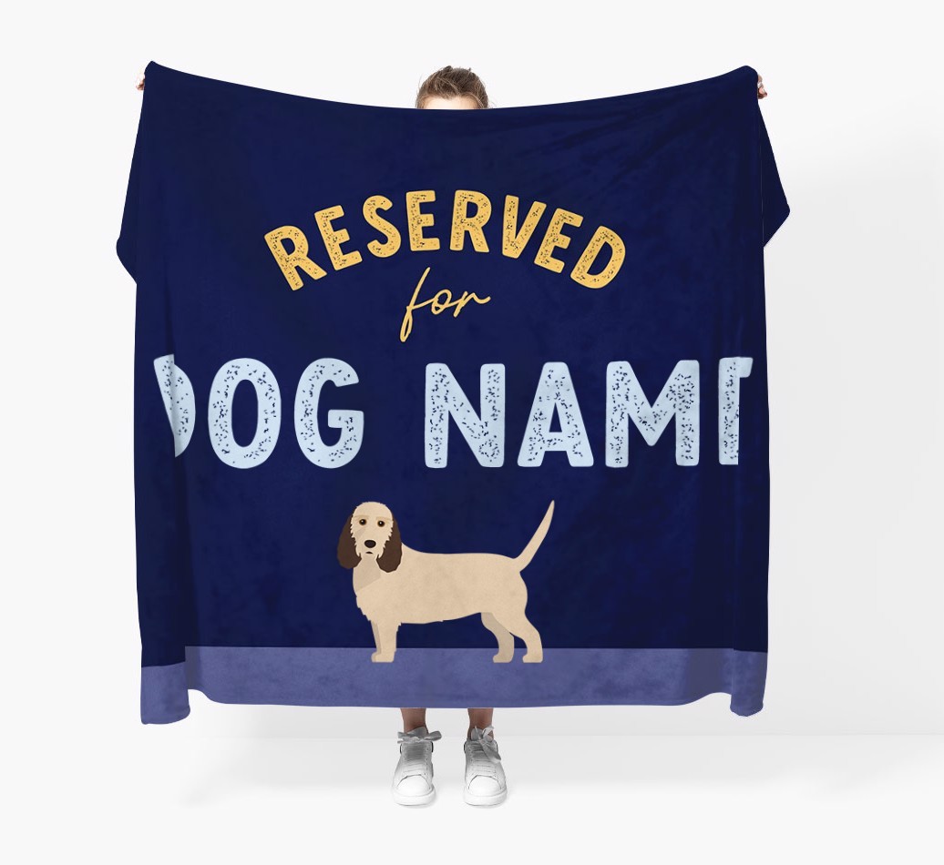 Reserved For: Personalised {breedFullName} Throw Blanket