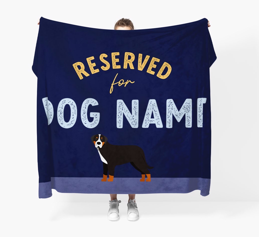 Reserved For: Personalised {breedFullName} Throw Blanket
