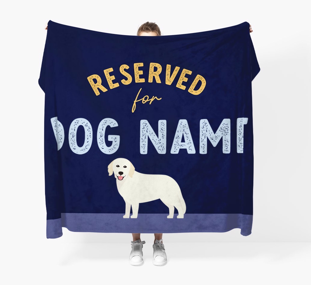 Reserved For: Personalised {breedFullName} Throw Blanket