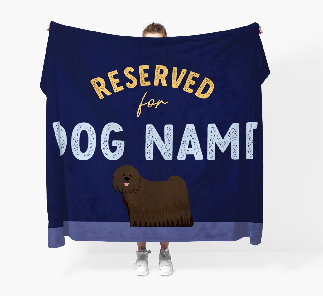Reserved For: Personalised {breedFullName} Throw Blanket