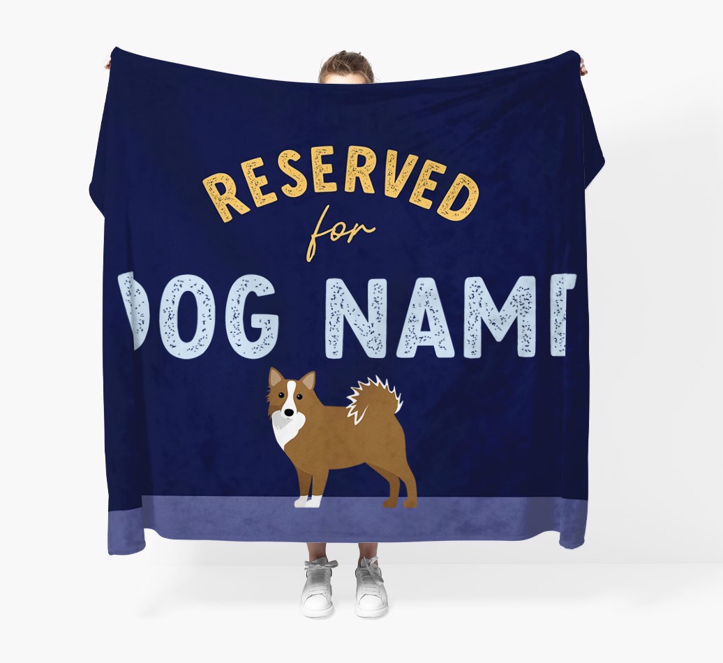 Reserved For: Personalised {breedFullName} Throw Blanket