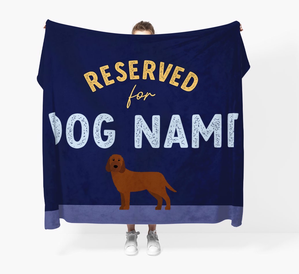 Reserved For: Personalised {breedFullName} Throw Blanket