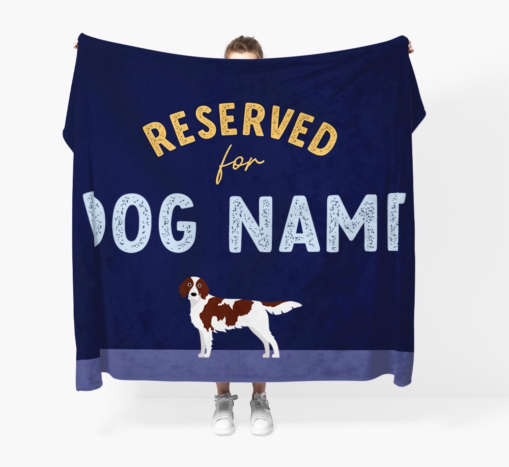 Reserved For: Personalised {breedFullName} Throw Blanket