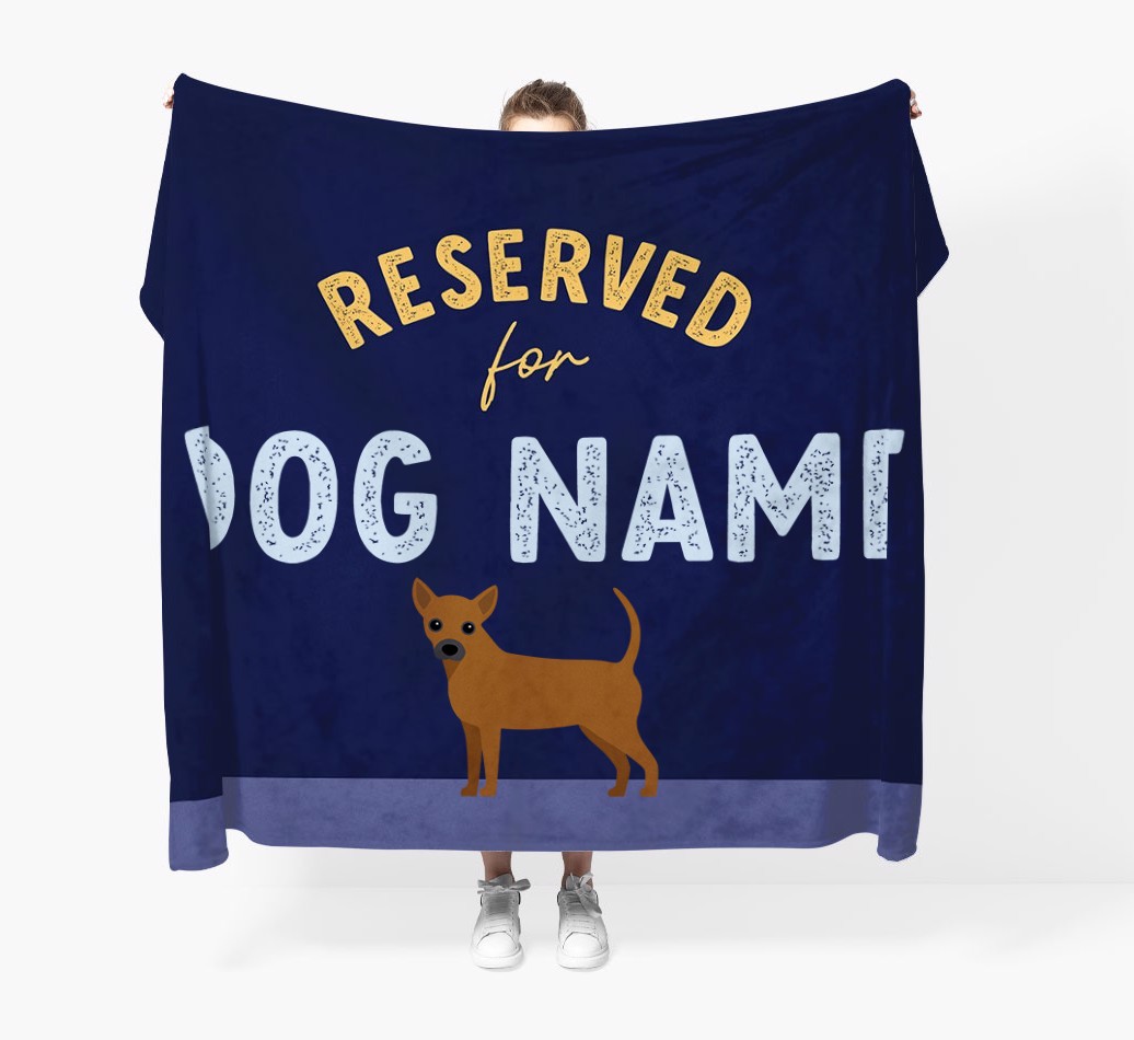 Reserved For: Personalised {breedFullName} Throw Blanket