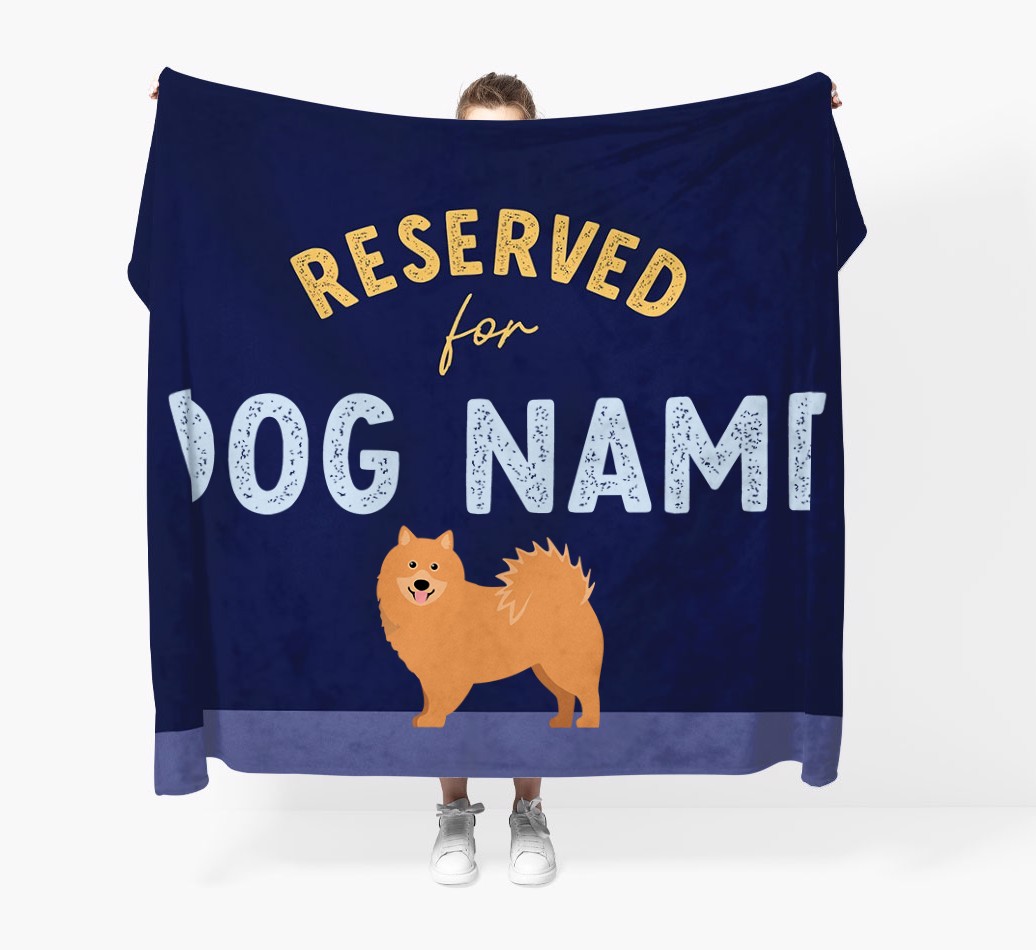 Reserved For: Personalised {breedFullName} Throw Blanket