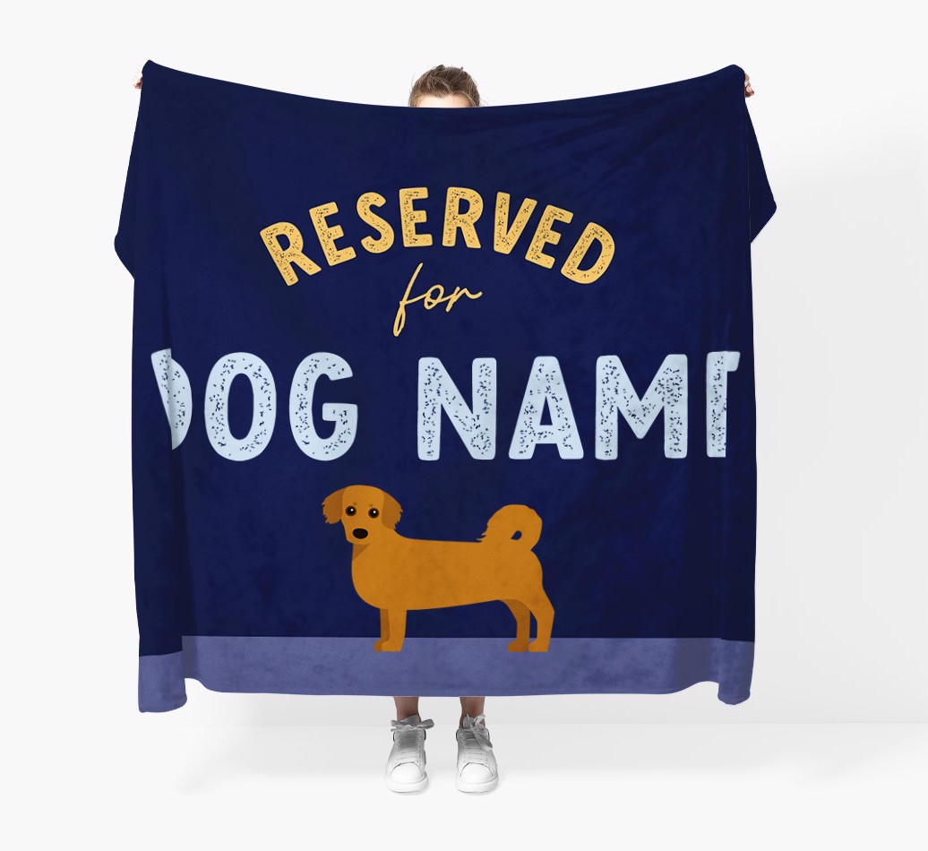 Reserved For: Personalised {breedFullName} Throw Blanket