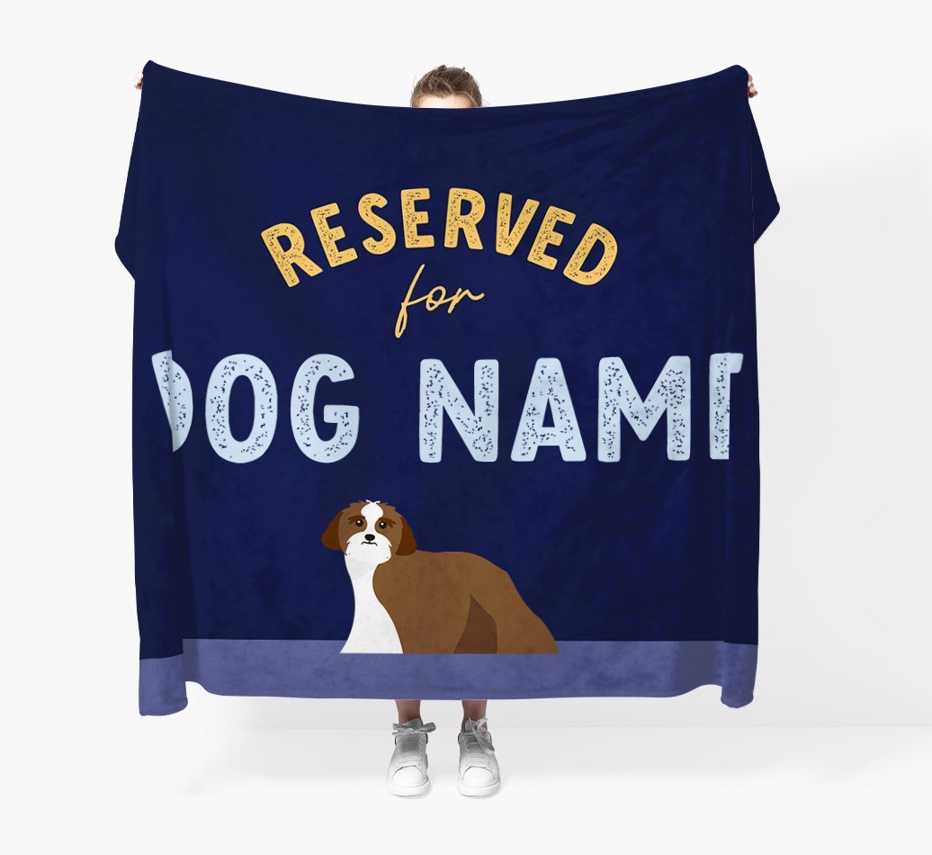 Reserved For: Personalised {breedFullName} Throw Blanket