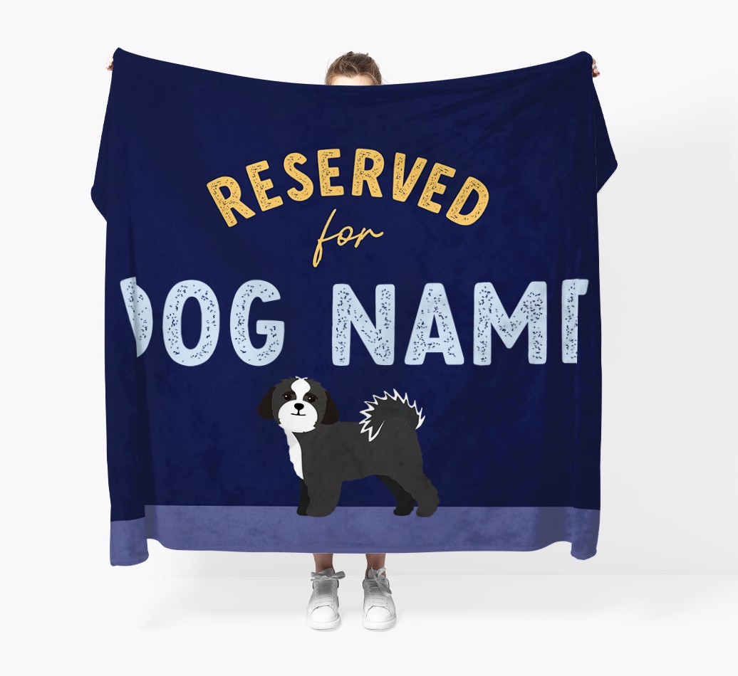 Reserved For: Personalised {breedFullName} Throw Blanket