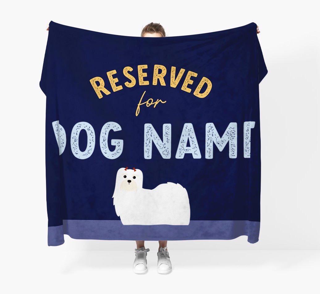 Reserved For: Personalized {breedFullName} Throw Blanket