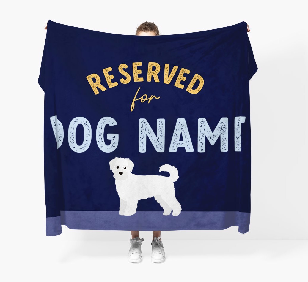 Reserved For: Personalised {breedFullName} Throw Blanket