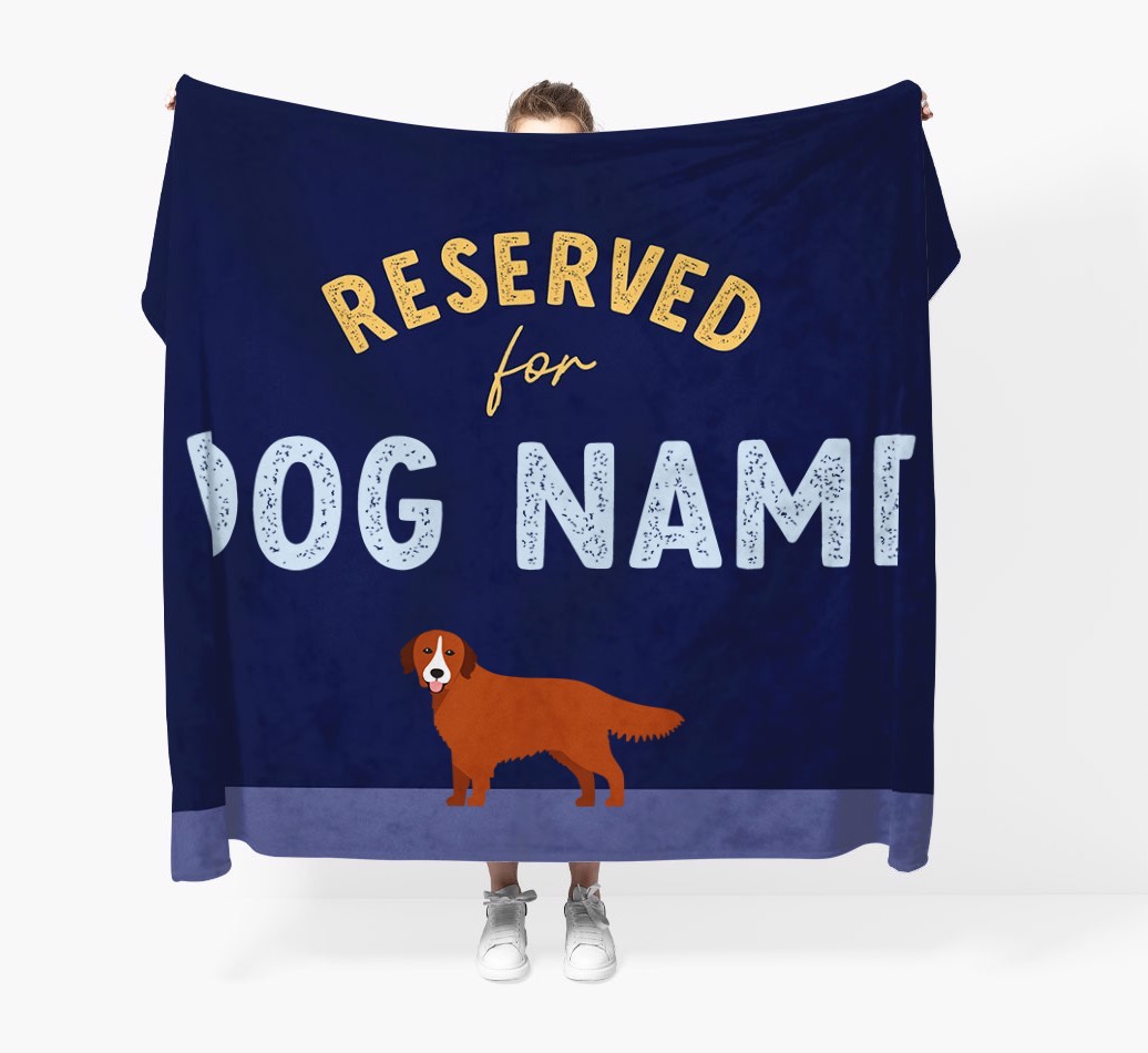 Reserved For: Personalised {breedFullName} Throw Blanket