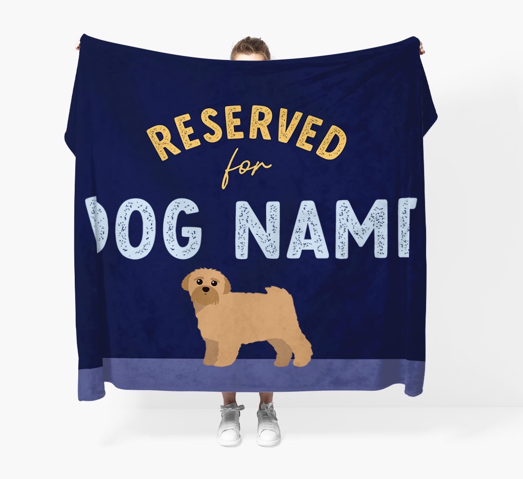 Reserved For: Personalised {breedFullName} Throw Blanket