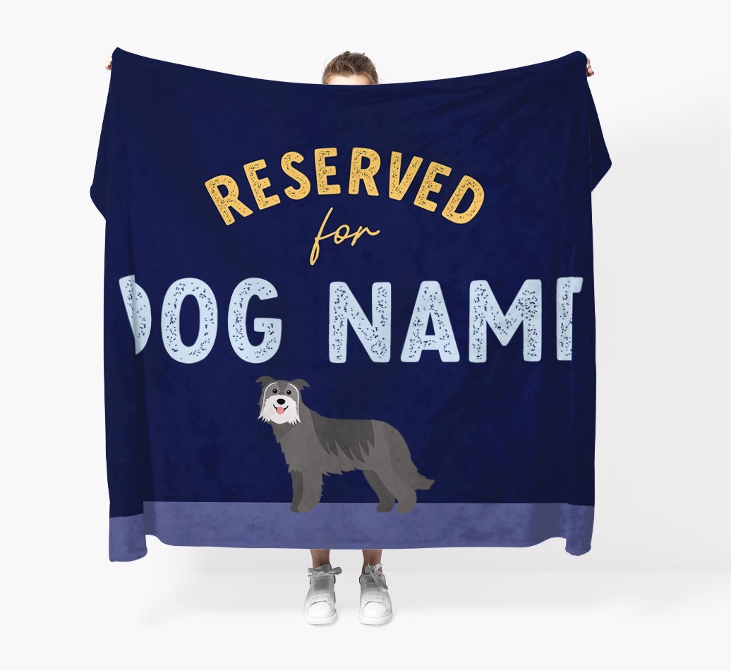 Reserved For: Personalised {breedFullName} Throw Blanket