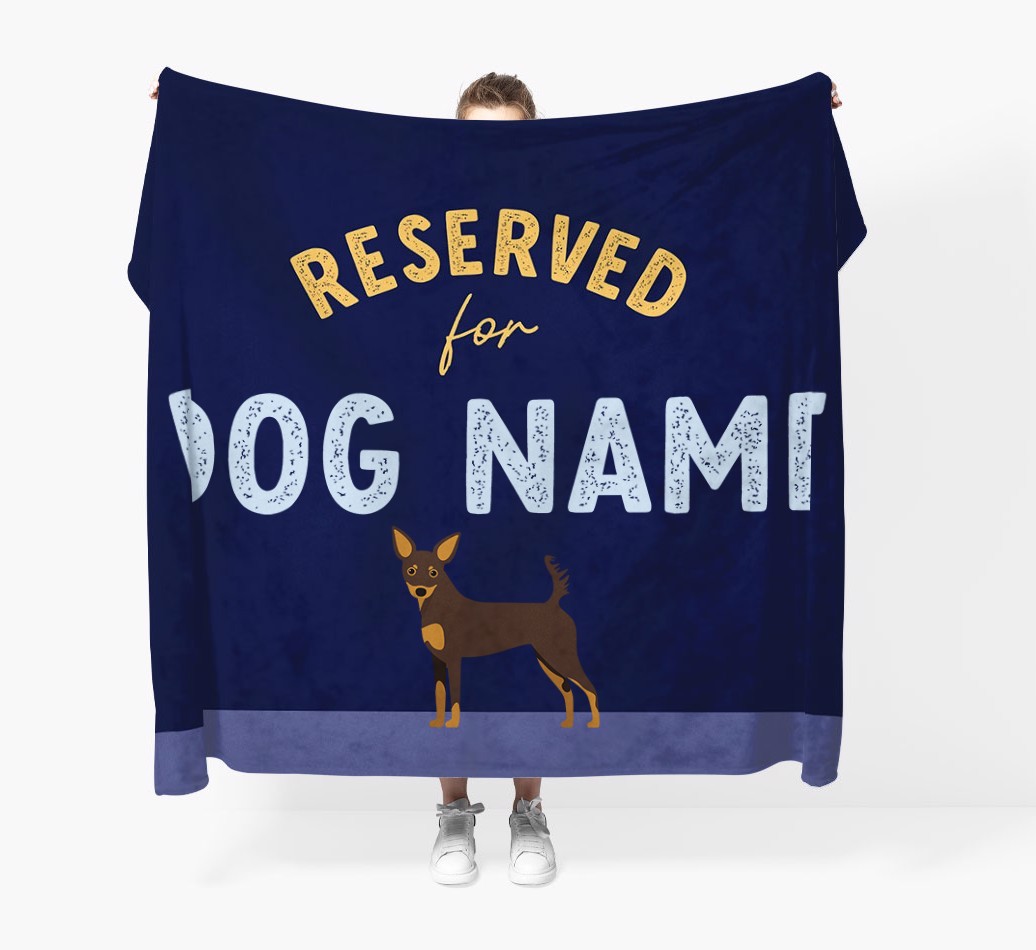 Reserved For: Personalised {breedFullName} Throw Blanket