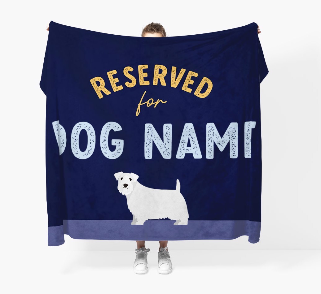 Reserved For: Personalised {breedFullName} Throw Blanket