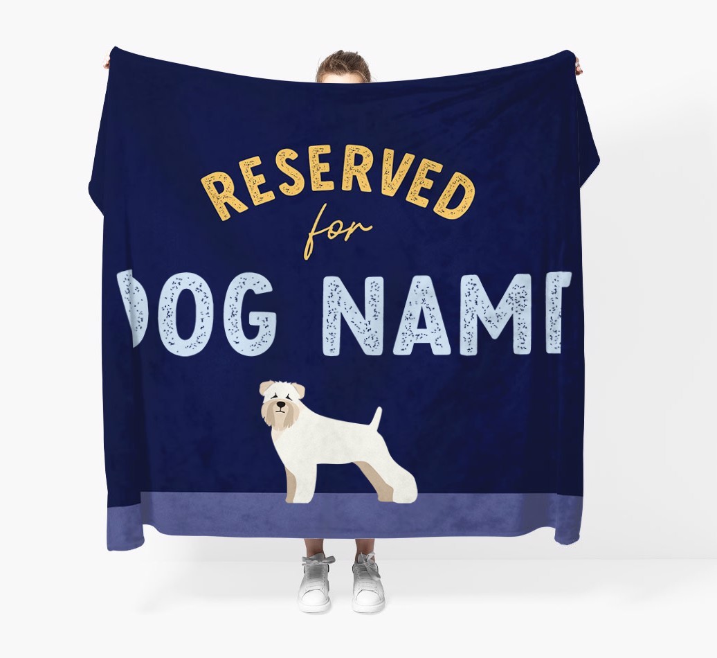 Reserved For: Personalised {breedFullName} Throw Blanket