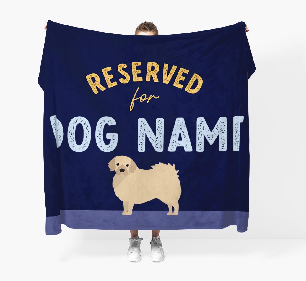 Reserved For: Personalised {breedFullName} Throw Blanket