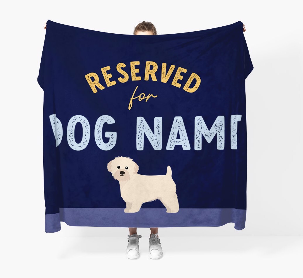 Reserved For: Personalised {breedFullName} Throw Blanket