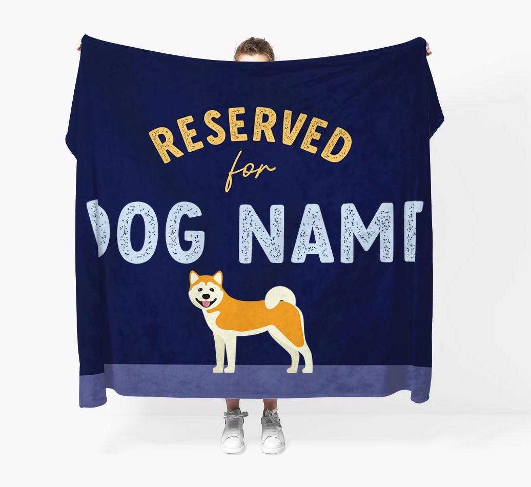 Reserved For: Personalized {breedFullName} Throw Blanket
