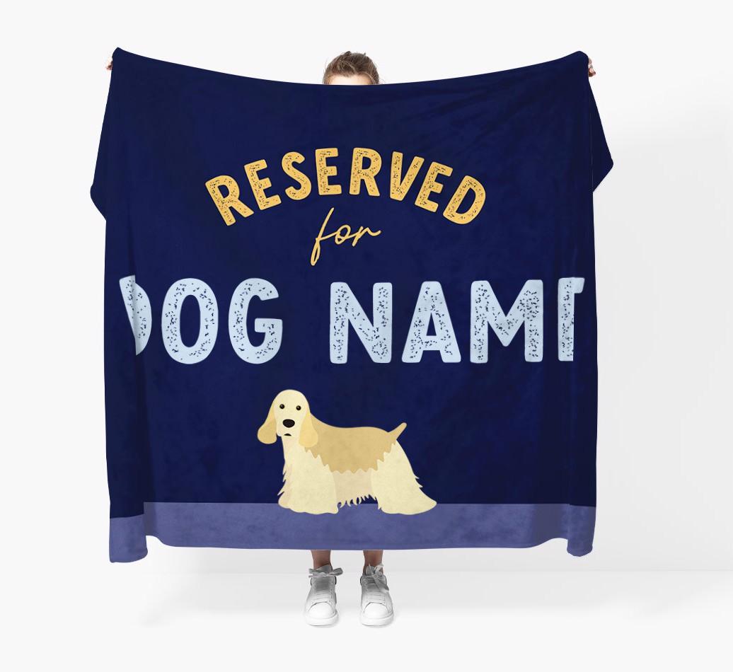 Reserved For: Personalized {breedFullName} Throw Blanket